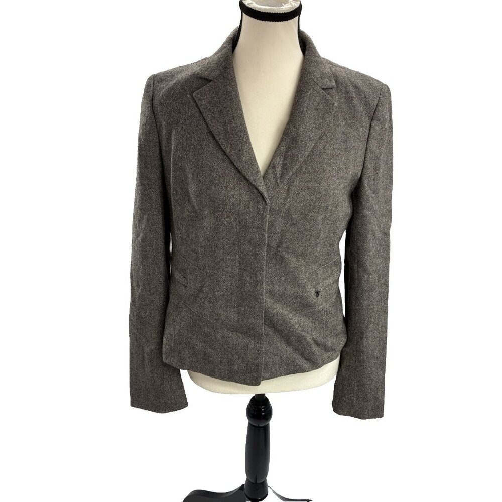 Ann Taylor Womens Size 6 Blazer Wool Blend Lined Career Work Jacket